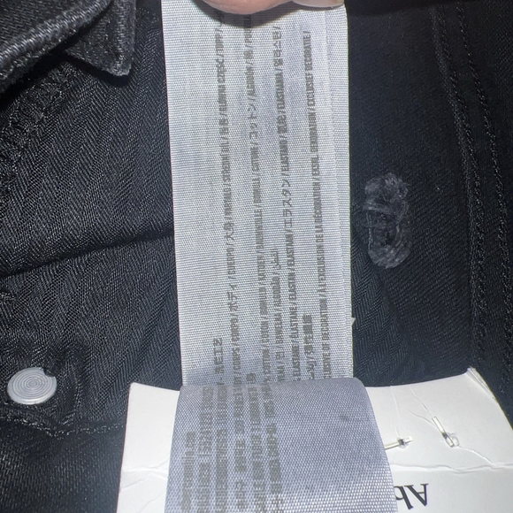 Abercrombie & Fitch The '90s Straight Ultra High Rise Jeans 35/20R Black - Picture 10 of 10